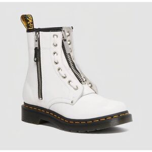 Dr Martens 1460 Twin Zip White Sendel Boots
